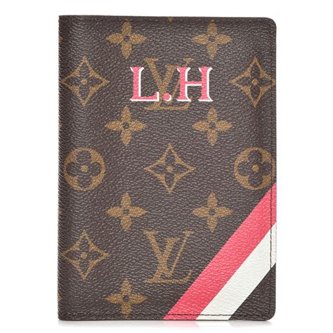 louis vuitton personalized passport cover|louis vuitton large passport wallet.